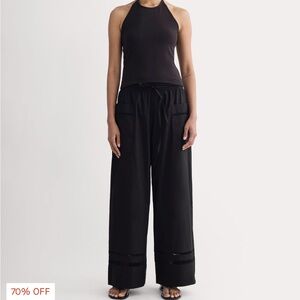 Everlane Black Wide-Leg Pants